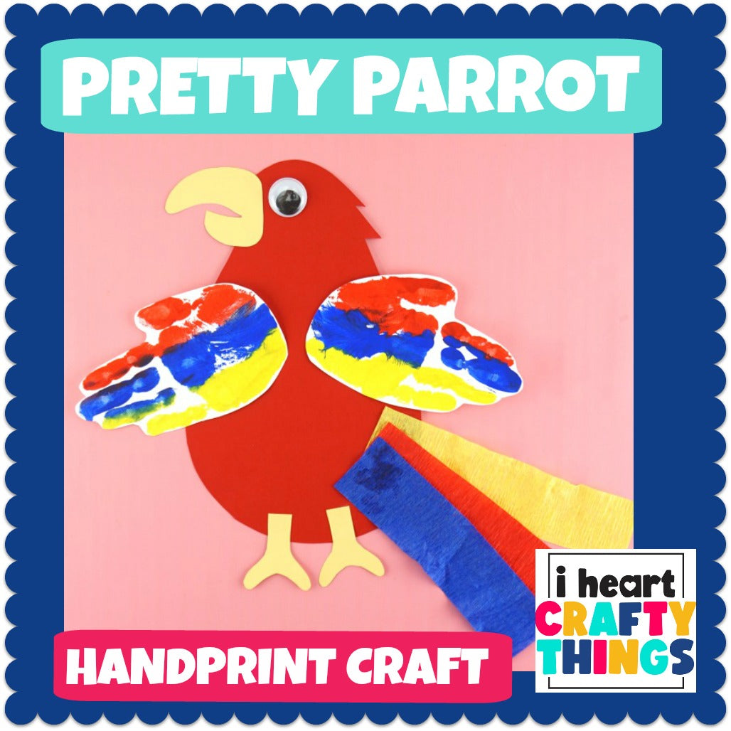 Handprint Parrot Craft