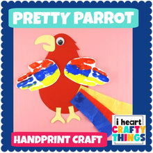 Load image into Gallery viewer, Handprint Parrot Craft
