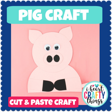 Load image into Gallery viewer, Pig Animal Craft