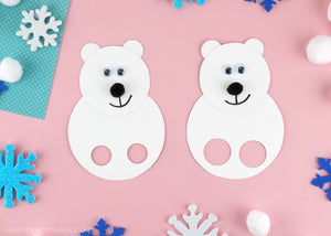 Polar Bear Finger Puppets