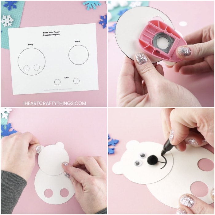 Polar Bear Finger Puppets – I Heart Crafty Things polar-bear-finger-puppets-i-heart-crafty-things