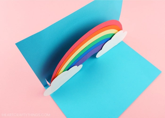 Pop Up Rainbow Card