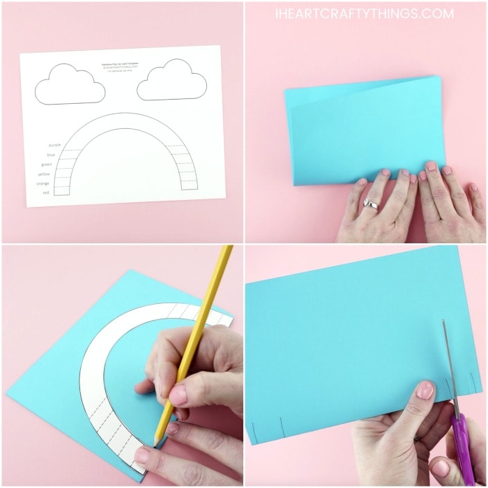 Pop Up Rainbow Card