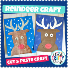 Load image into Gallery viewer, Christmas Reindeer Craft