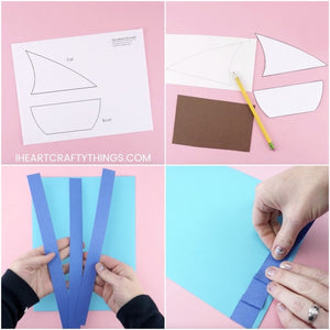 Easy Paper Boat Craft for Kids