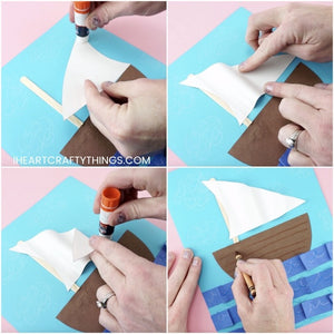 Easy Paper Boat Craft for Kids
