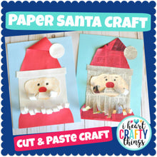 Load image into Gallery viewer, Santa Christmas Craft