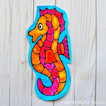 Load image into Gallery viewer, The Seahorse Bookmark Template