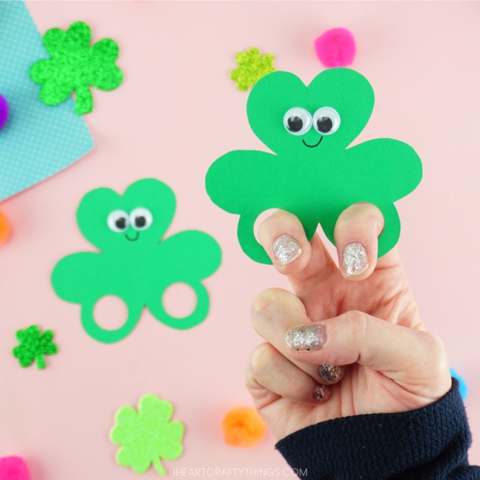 Little Shamrock Pal Finger Puppets