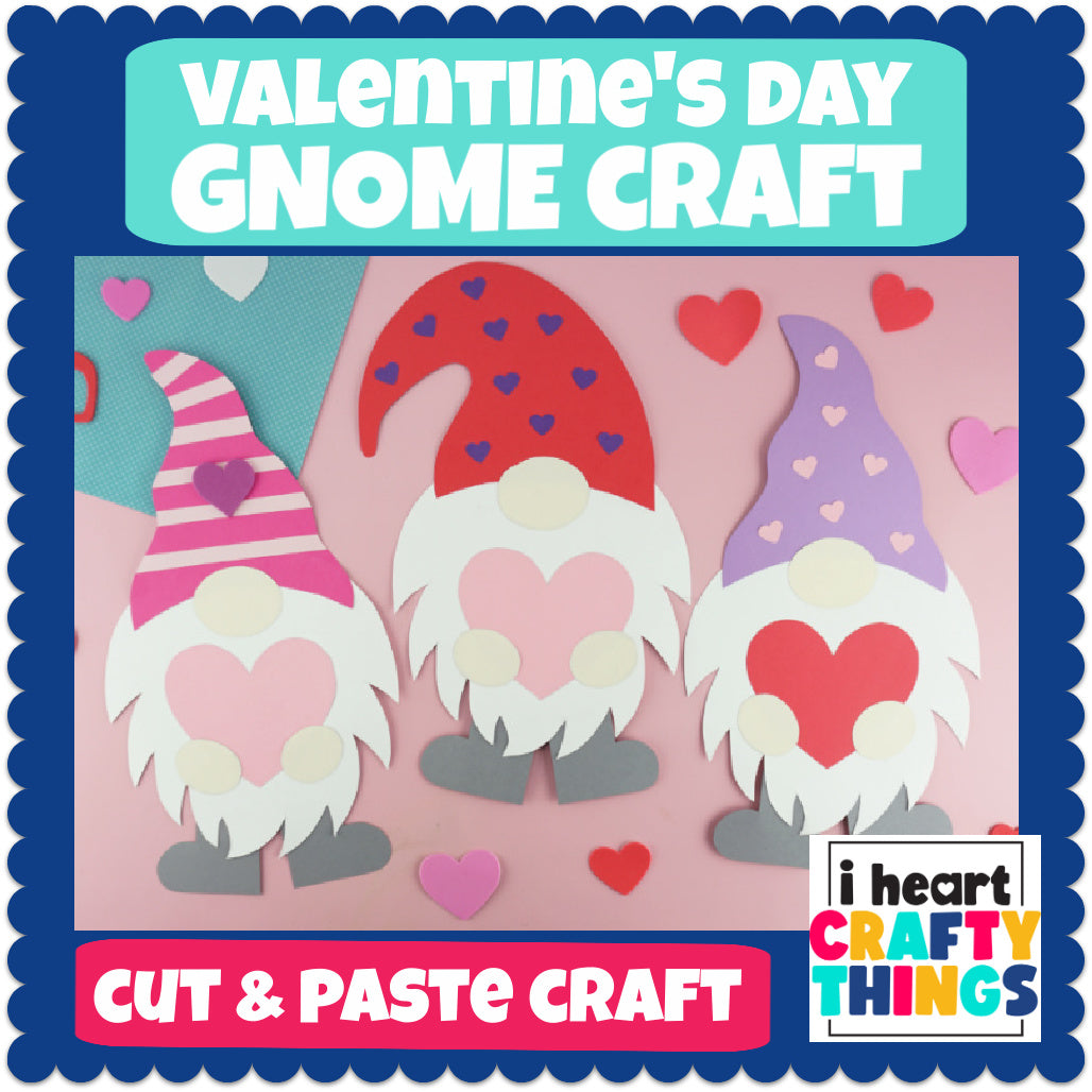 Gnome Valentine Craft For Kids [Free Template]