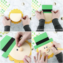 Load image into Gallery viewer, St Patricks Day Card Craft Template