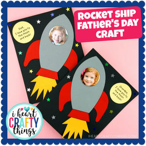 Rocket Ship Father's Day Craft