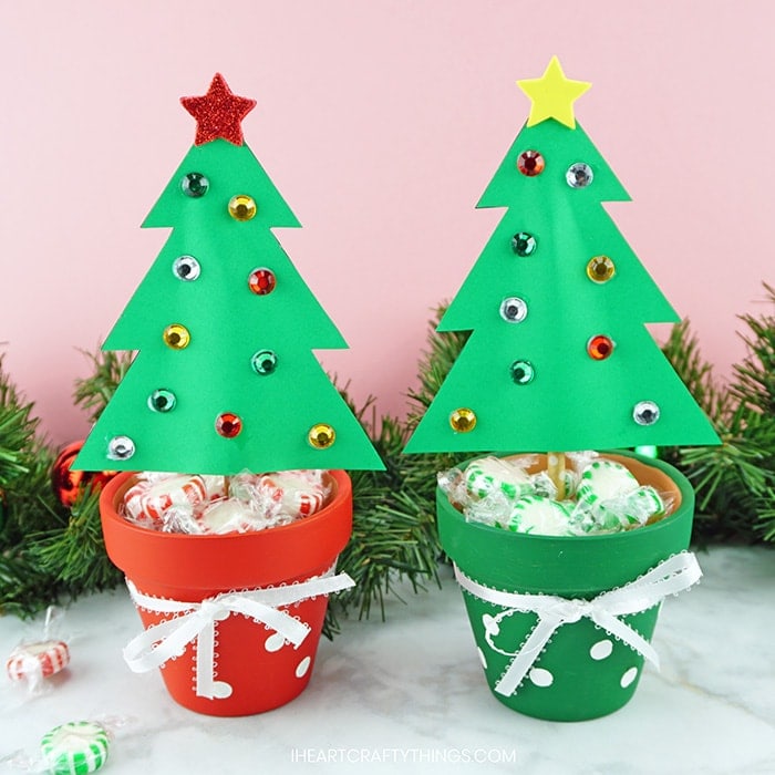 Terracotta Christmas Tree Craft