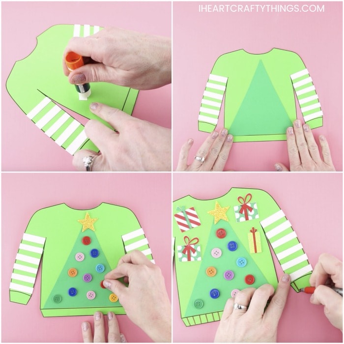 Ugly Christmas Sweater Craft – I Heart Crafty Things ugly-christmas-sweater-craft-i-heart-crafty-things