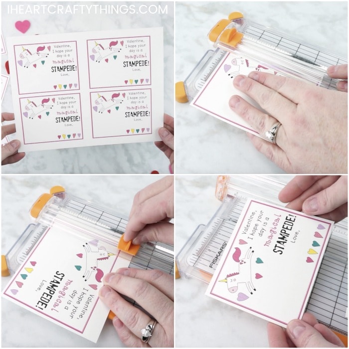 Printable Unicorn Valentine Cards