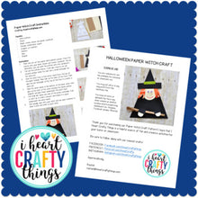 Load image into Gallery viewer, Paper Witch Halloween Craft -Room on the Broom Craft